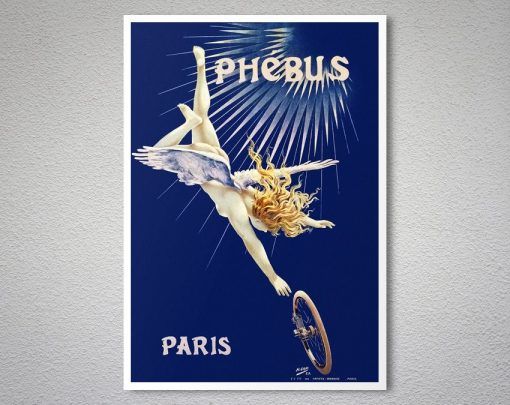 Cycles Phebus Vintage Bicycle, 1890 – Poster - Canvas Print - Wooden ...