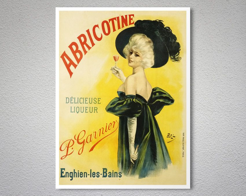 abricotine vintage poster for sale