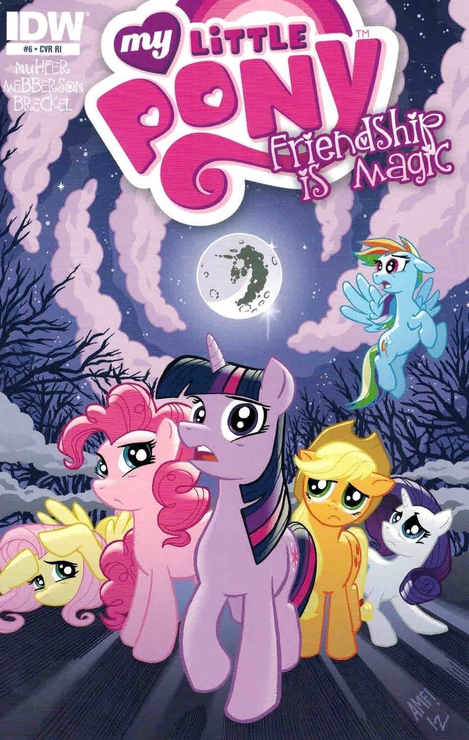 My Little Pony Friendship Is Magic 6 Variant Poster Canvas Print