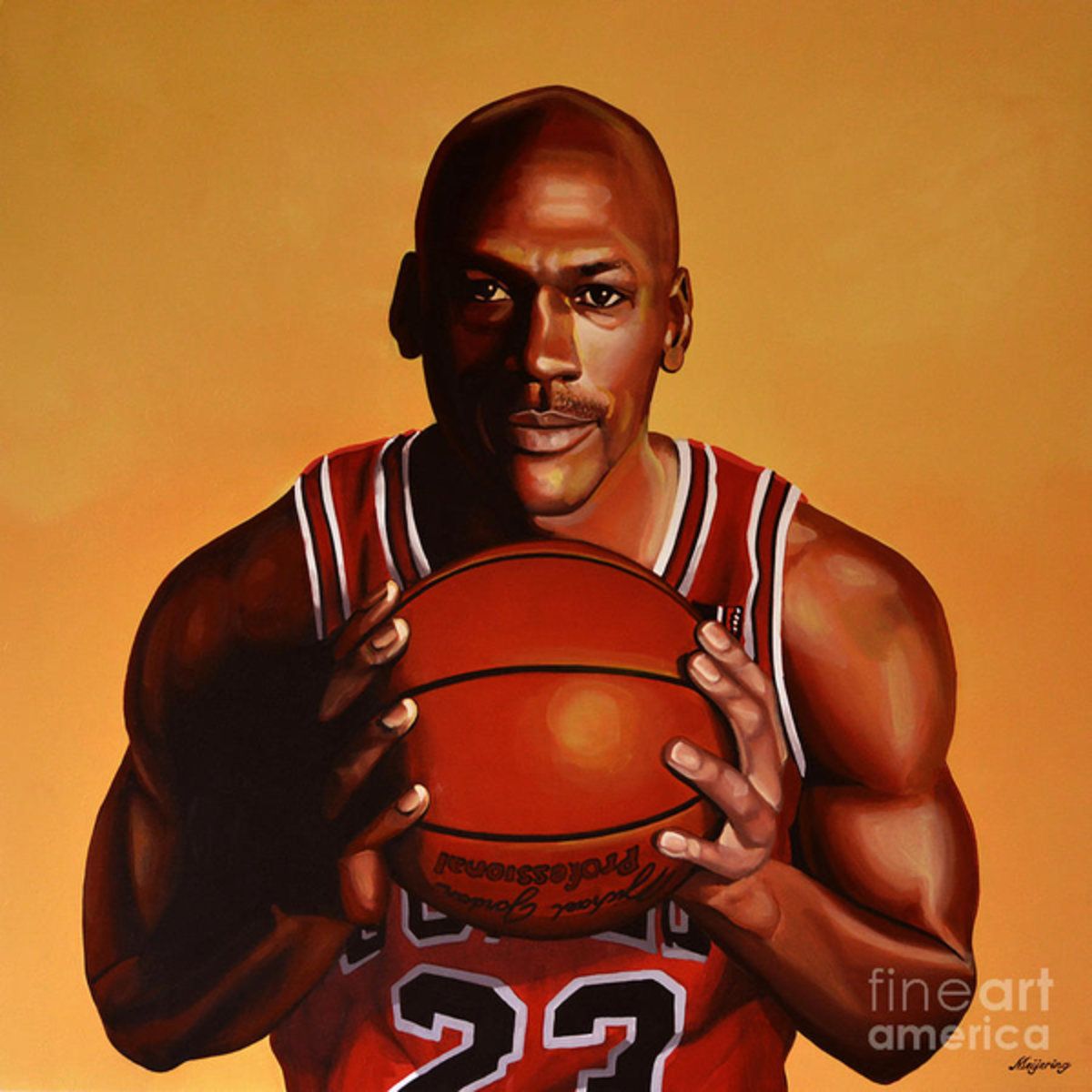 Michael Jordan 2 Poster Canvas Print Wooden Hanging