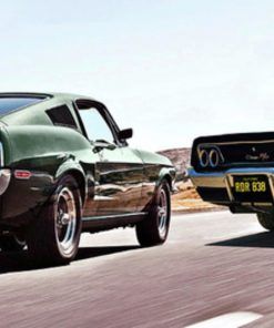 Bullitt, Car Chase Scene, 1968 Ford Mustang Gt And Dodge Charger R T ...