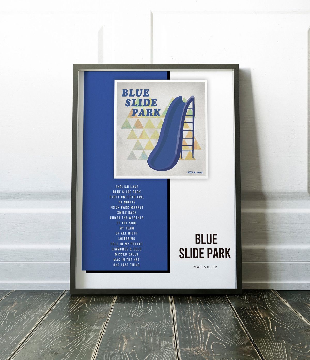 blue slide park mac miller poster
