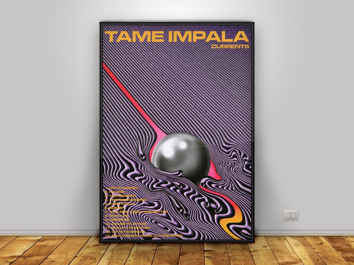 Custom Poster Tame Impala Currents Poster Albums Cover Poster.