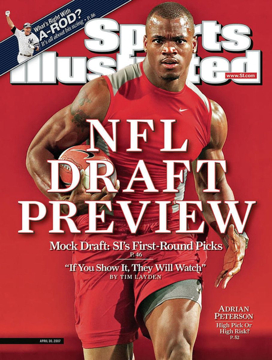 Adrian Peterson, Nfl Running Back Prospect Sports Illustrated Cover ...