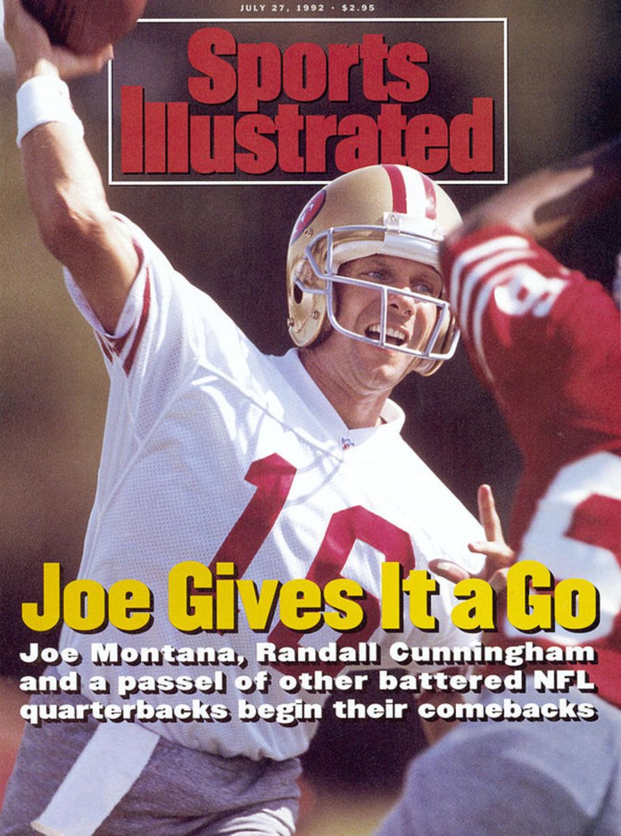 San Francisco 49Ers Qb Joe Montana... Sports Illustrated ...